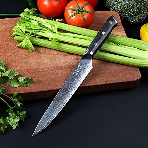 Conjunto de faca, 3pcs Damasco Kitchen Kitch Set Slicer Chef Paring Kinfe Cozinhando Faca Japanha VG10 Cuttador de Faca Sharp G10 Faca