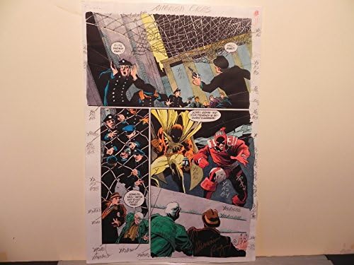 Shadow of the Bat 8 Batman Color Guide Art assinado por Adrienne Roy PG11