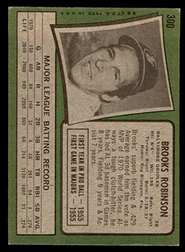 1971 Topps # 300 Brooks Robinson Baltimore Orioles VG/Ex Orioles