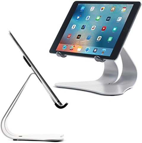 Pensou Stabile 2.0 Stand Stand Silver - Feito nos EUA - Compatível com Apple iPad
