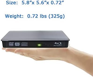 USB 3.0 Tipo-C externo 6x 3d Blu-ray Burner Drive, para HP Specter Envy Pavilion X360 15 13 15T 13T 2020 2018 2019 Laptop