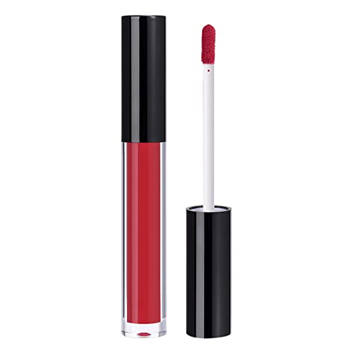 Xiahium Lip Gloss Ingients Set Velvet Liquid Lipstick Cosmetics clássicos à prova d'água clássica Longa Longa Corção Lip