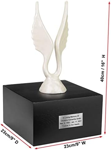Angels Wings - Urna de cremação de escultura, urna artística para cinzas