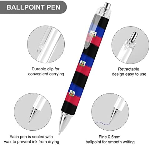 FAGN Haiti de pinceladas canetas de esfero azul de canetas de bola de tinta líquida retrátil para homens para homens