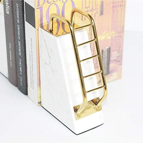 Yang1mn.ornações criativas de aço inoxidável criativo Design Design de mármore Base Livros de alojamento de livros