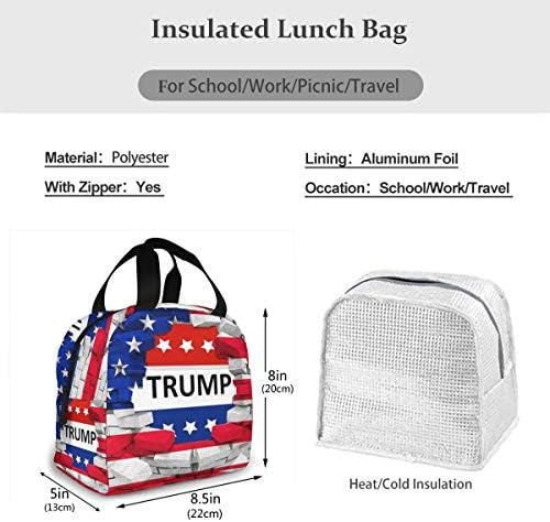 ZJBLHEQ American EUA Trump Flag saco isolado bolsa