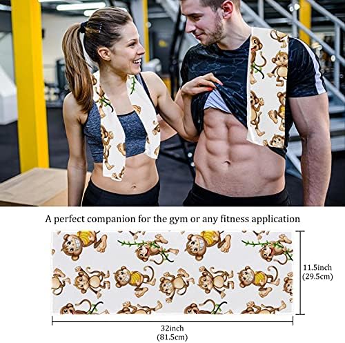 Deyya Microfiber Gym Towels Sports Sports Fitness Workout 2 pacote reutilizável toalha de suor macio para ioga Running