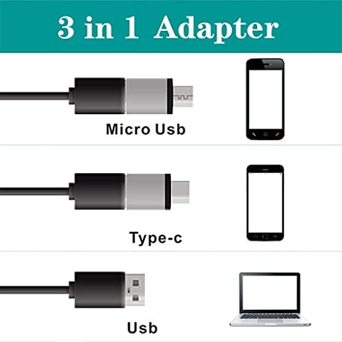 MJWDP ajustável 1600x 3 em 1 Microscópio digital USB Câmera de microscópio eletrônico para 8 LED Zoom