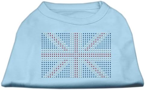 Mirage Pet Products British Flag Shirts Baby Blue XL