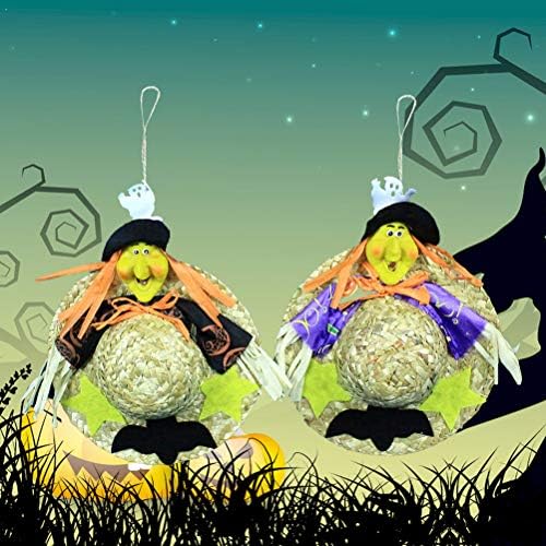 Soimiss 2pcs Halloween Witch Ghost Pumpkin Props Props Misfarda Assombrada House House Bar Decoration Party Supplies