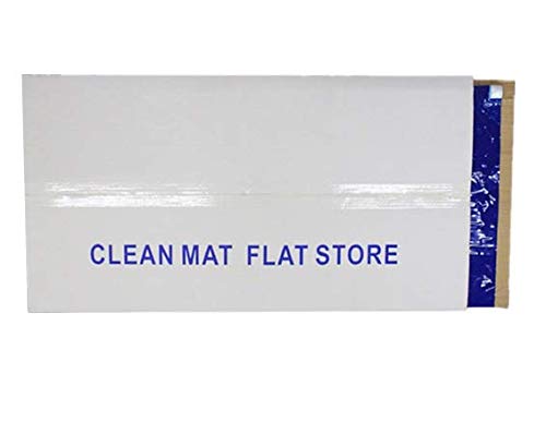 CleanMo Clean Shoor Adesivo/pegajoso/penteado 24 x 36 azul 10 almofadas, 300 folhas por caixa. Cada almofada 30 folhas