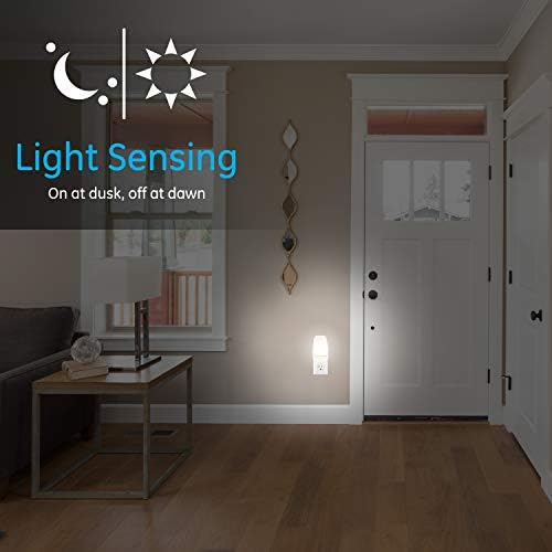 GE Soft LED Night Light, 2 pacote, anoitecer para Dawn, 3000k, UL listado, branco quente e liderada por liderados por led Light,