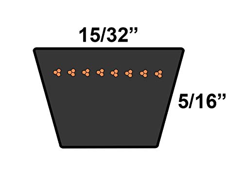 D&D PowerDrive 11363 Marque o cinto de substituição IV, borracha