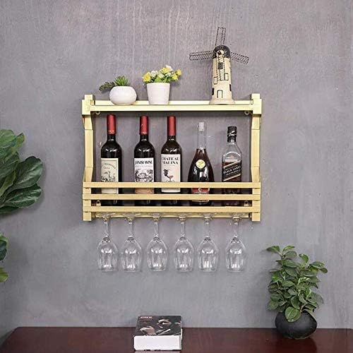 Neochy Industrial Style Wine rack rack de parede rack de garrafa de metal de cozinha barra de barre