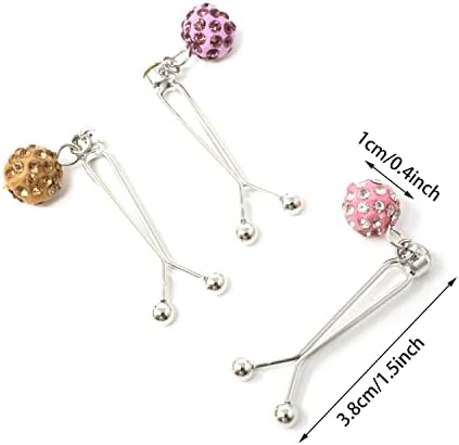 Honbay 12pcs fofos hijab pinos de cristal shinestone bola pérola pinos de broche lenço de xale lenço de xale muçulman