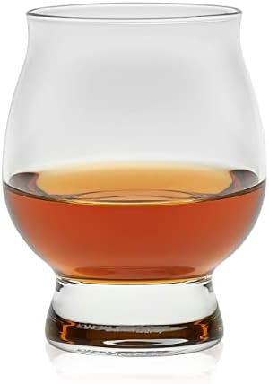 Libbey Signature Kentucky Bourbon Trail Whisky Setting, 4 óculos de uísque com paddle de madeira