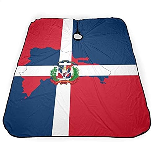 Nuboxx República Dominicana Bandeira Salão Cabelo Cabelo Cabo Cabe