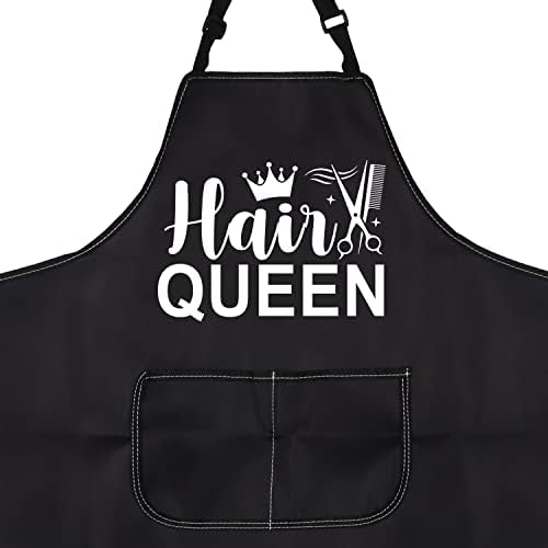 Pxtidy Hair Queen Aventn com bolsos Avental de Haxapist Avental Avental Avental Avental para Capacitante Presente
