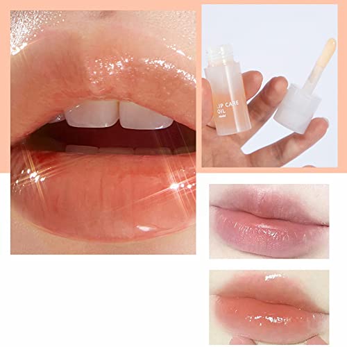 Jiusike Pure Lip Gloss Incluxo Lip Luz Luz de Água Hidratante Transparente Hidratante Lip Lip Gloss Hidratante Nutrição Longo