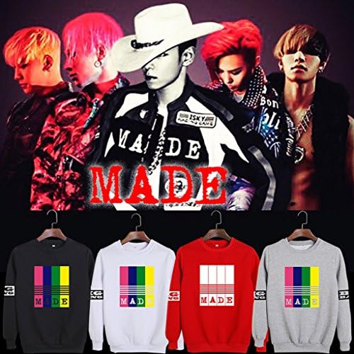 BabyHealthy Kpop Bigbang New Jacket Made G-Dragon Top Daesung Sweater Sweater Pullover