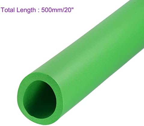 DMIOTECH 32mm ID x 6mm de espessura 20 A embrulho de espuma verde encaixe a tubulação de espuma de célula fechada não