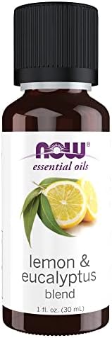 Agora, óleos essenciais, mistura de óleo de limão e eucalipto, aromaterapia revigorante, mistura de óleo de limão puro e óleo