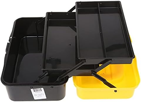 Caixa de ferramentas Organizador/caixa de ferramentas 3 Camadas Caixa de armazenamento de ferramentas de ferramentas portátil Plástico Hardware de tórax Caixa de ferramentas Organizador multifuncional Reparo de recipiente Caixas de caixa de caixa de armazenamento caixas de armazenamento
