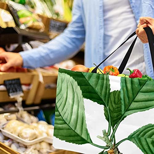 50l Shopper Bags Cherry Tree Tree Caixa de compras colapsável Bag de mercearia com alças, reutilizável