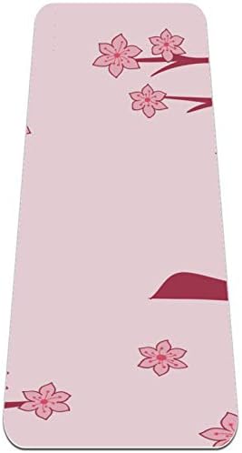 Siebzeh japonês cor -de -cerejeira rosa premium grossa de ioga mato ecológico saúde e fitness non slip tapete para todos os tipos de