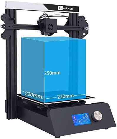 JGMAKER MAGIC Atualizou os kits de impressão 3D DIY Assemble rápido o código aberto com base metal resumo da impressão do filamento