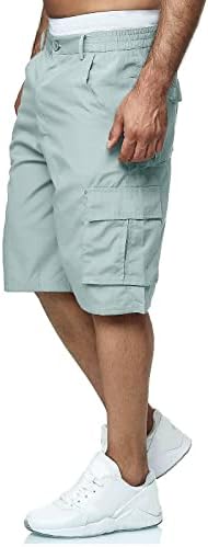 Wenkomg1 masculino shorts de carga sólida, shorts de combate de várias funções