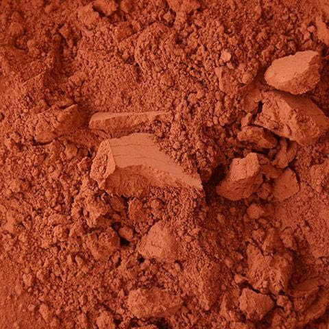Puisaye Red Ocher Natural Mineral Pigmment - Pigmentos para pintura artística e decorativa, concreto, argila, limão, gesso,