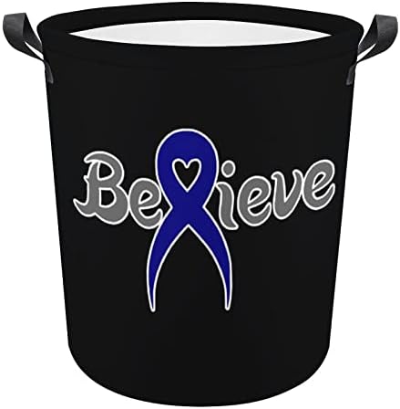 Câncer de fita de câncer de cólon Believe cesta de lavander