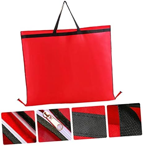 ABAODAM 1PC Dual Final Final Final Dust Domped Vestres para no noivo Bolsa de vestuário Sacos de armazenamento com zíper respirável Capas de capa de capa de vestido de noiva Tampa de proteção de vestido Red Red