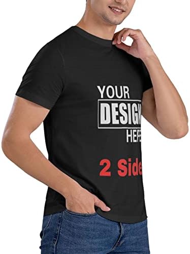 As camisetas personalizadas adicionam sua imagem de texto de texto personalizada camisetas