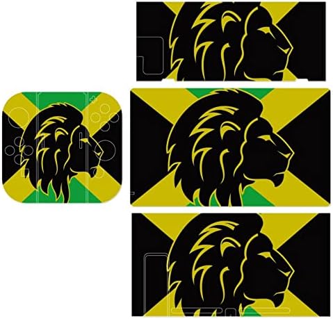 Jamaica Flag Lion Reggae adesivos de decalques cobrem placa face protetora da pele para nintendo switch