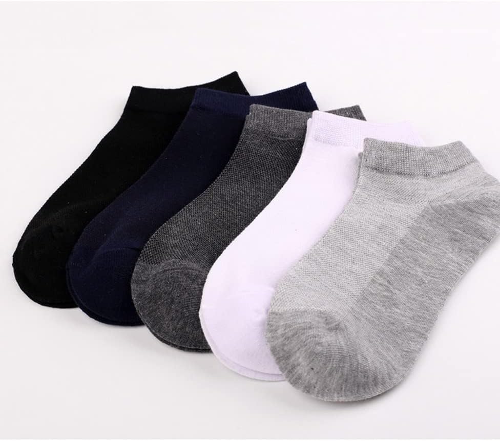 Hldeth Cotton Socks Summer massh de verão meias respiráveis ​​meias discretas de barco preto curto preto