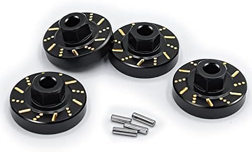 Adaptadores hexáticos de roda de latão SWX para atualizações TRX4M 1/18