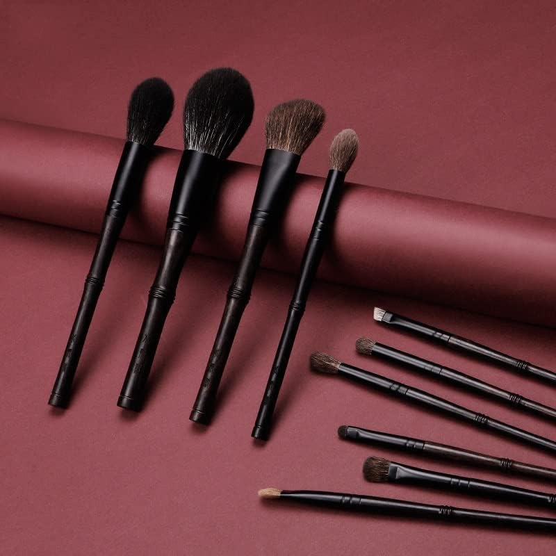 N/A Makeup Brush-10 Pcs Bruscos de ébano