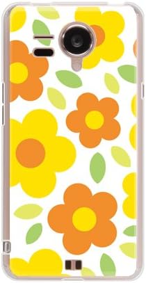 Segunda Flor Skin Pop, Branco x Amarelo / Para F-12c / Docomo DFJ12C-PCCL-2010-Y193