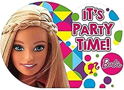Convite de cartão postal Barbie Sparkle Collection, 4,25 x 6,25, 8 ct.