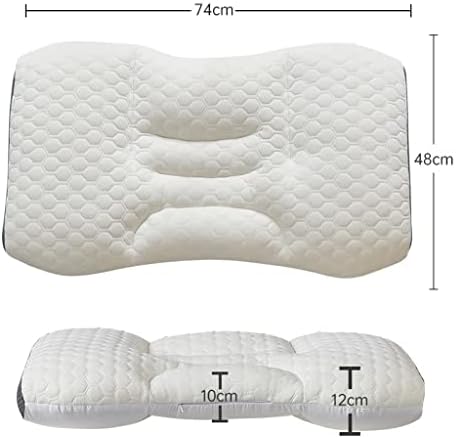 FZZDP SPA Pillow Pillow Core de travesseiro de algodão confortável adulto travesseiro baixo travesseiro cervical
