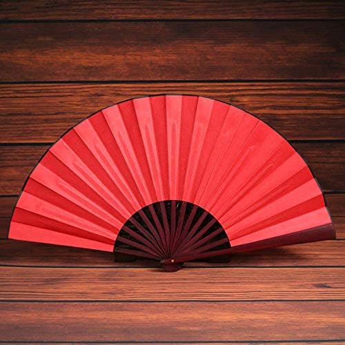 Fã de dobramento Htllt na mão Bamboo Papel Fan Wedding Wedding Favor Fan Fan, Black