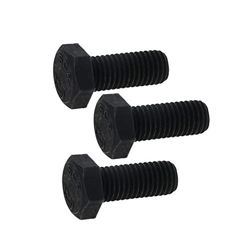 MROMAX M12 Bolt hexadecimal M12-1.75 x 30mm parafusos de parafuso de cabeça de cabeça de cabeça parafusos de aço de carbono parafusos