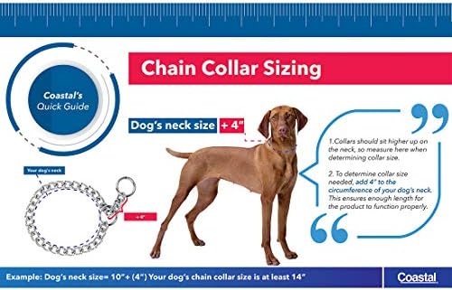 Herm Sprenger Chain Chak Choke Treination Collar, 22 polegadas por links pesados ​​de 3,0 mm