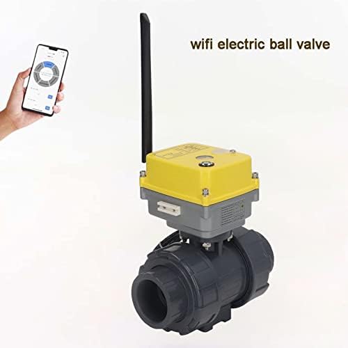 Válvula de esfera elétrica, controle remoto de 15w Wi -Fi Smart Electric Ball Valve