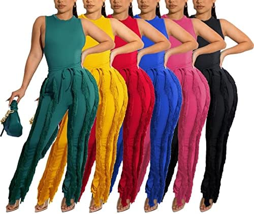 Roupas de duas peças do iymoo para mulheres com manga longa com mangas mangas tampas de tamel margetal com calças de comprimento