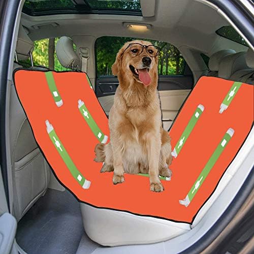 Enevotx Tampa de assento para cão Bateria personalizada Moda criativa cor cool impressão de impressão de carro capas de assento para cães impermeável à prova d'água Durável