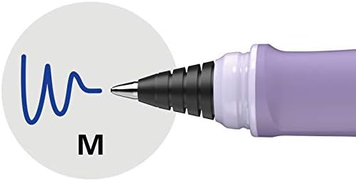 Schneider Ray Rollerball caneta recarregável com cartuchos de tinta padrão adequados para lavanda direita e esquerda