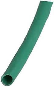 X-Dree 8m Comprimento interno DIA 1mm Isolamento de poliolefina Tubo encolhido de tubo encolhida Green (Guaina Termorestringibile